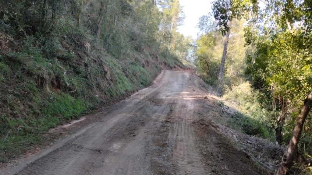L’Ajuntament d’Oló acaba l’arranjament de camins per facilitar la prevenció&nbsp;d’incendis
